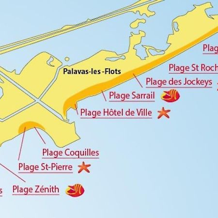 Appartement Palavas Les Flots T2 + Parking Prive Екстер'єр фото